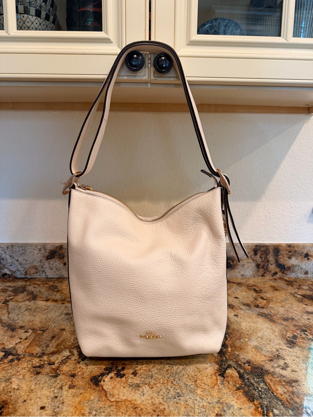 Coach Pebbled Leather Convertible Bag